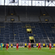 Bayern Munich edged out Borussia Dortmund, 1-0, with the clubs playing to an empty house in Germany.
